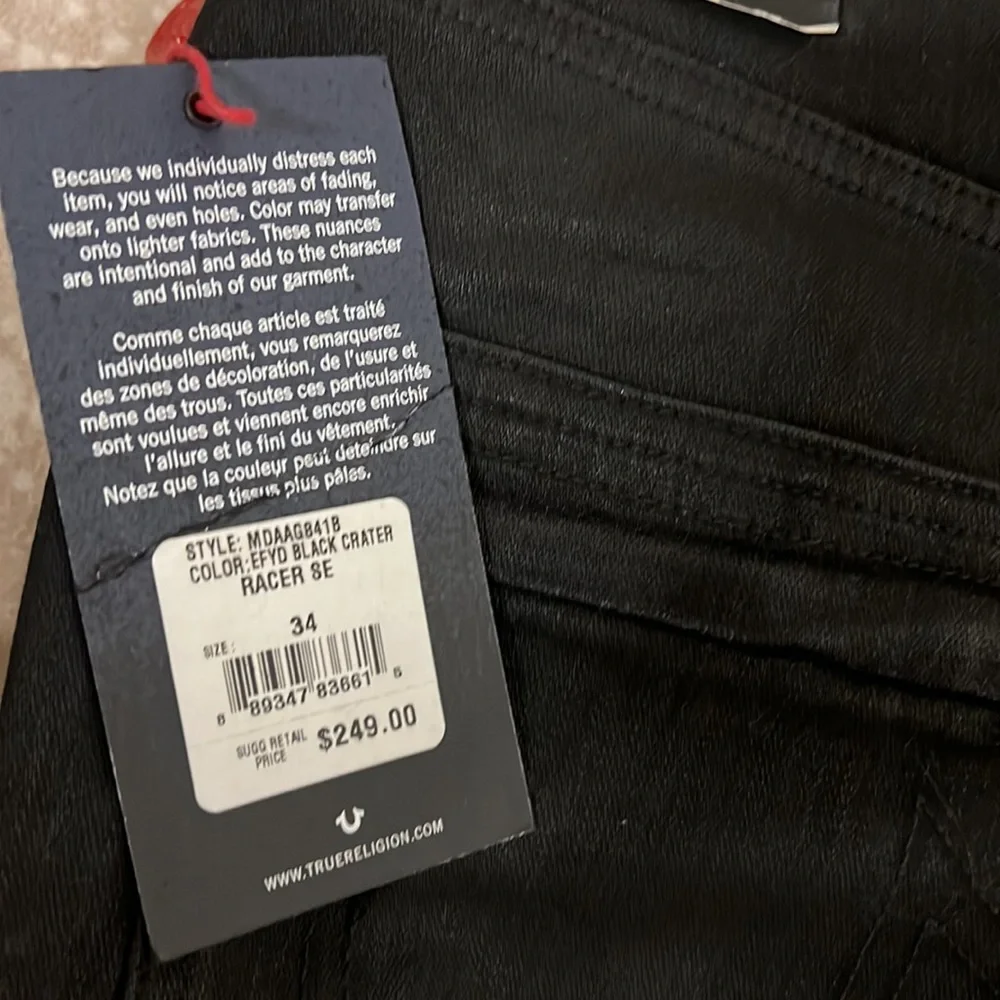 NWT True Religion Men Jeans